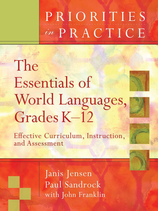 Title details for The Essentials of World Languages, Grades K-12 by Janis Jensen - Available